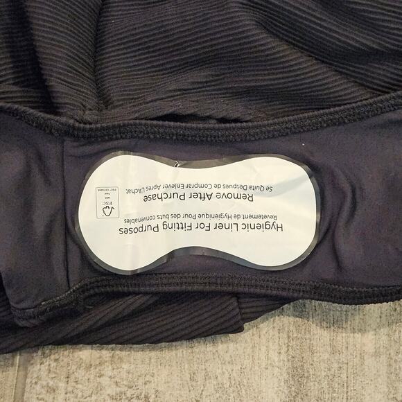 Summersalt The RippleRib Square Neck One-Piece Swimsuit Women’s 10 NEW Black - Picture 10 of 13